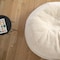 Flash Furniture Duncan Large Natural Faux Sherpa Refillable Bean Bag Chair for Kids and Teens DG-BEAN-LARGE-SHERPA-NAT-GG - alternate 3